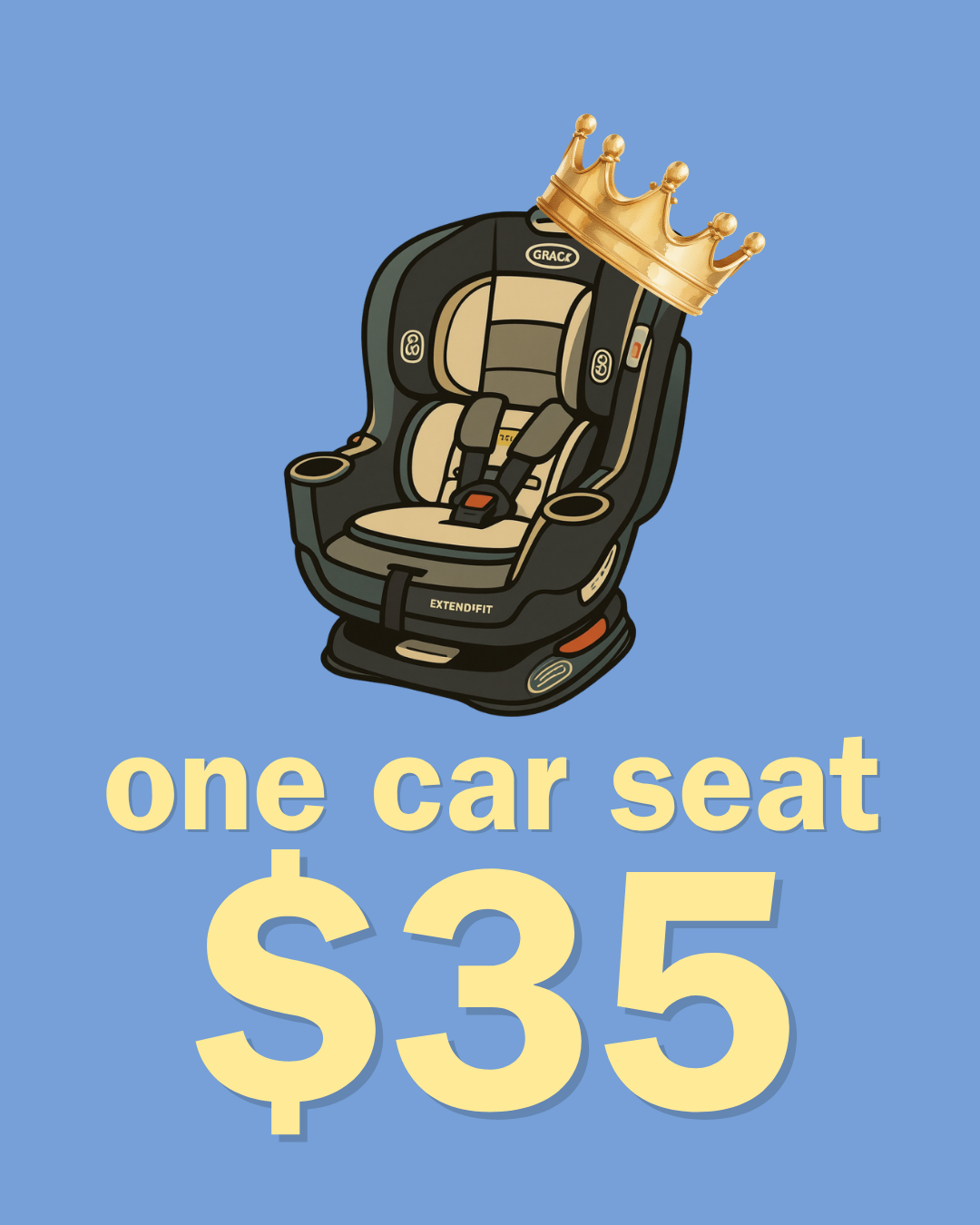 Monthly Tiny Throne Cleanings-1 seat