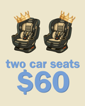 Monthly Car Seat Cleaning – 2 seats