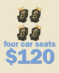 Monthly Tiny Throne Cleanings- 4 seats